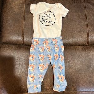 Newborn little sister Botique outfit